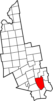 Location in Franklin County, Maine