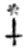 Symbol for Juno, as rendered in 1804 with the available type sorts of an asterisk * and a rotated dagger †