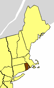 Location of the Diocese of Rhode Island