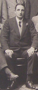 James Reid-Kerr with the British Isles team in 1910