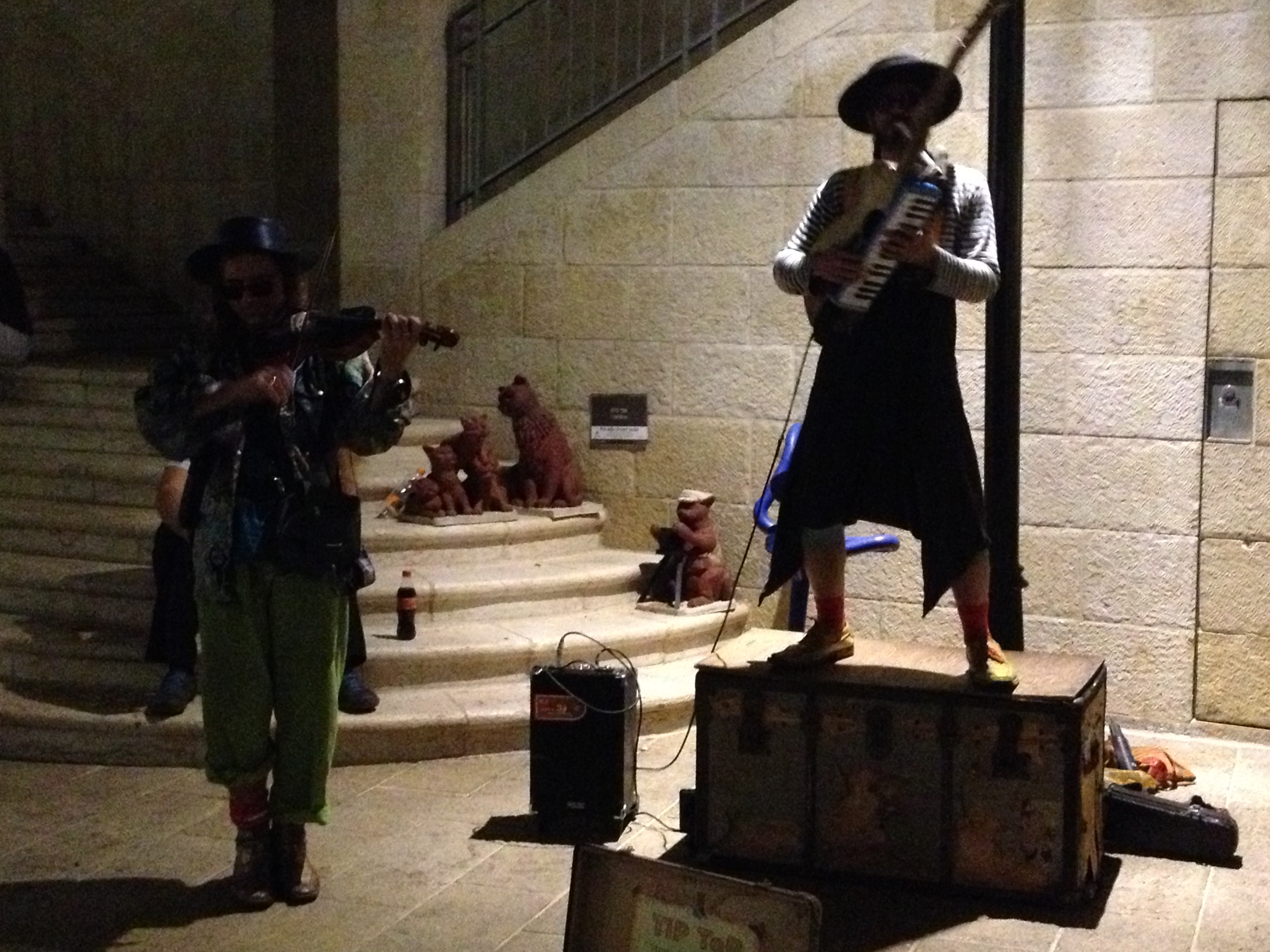 Klezmer musicians in Jerusalem