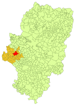 Location in Aragon