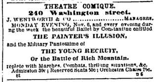 Advertisement, 1865