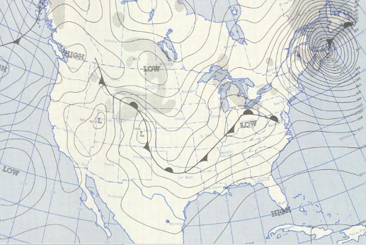 The conditions aloft on February 29, 1952.