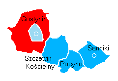 Location within Gostynin County