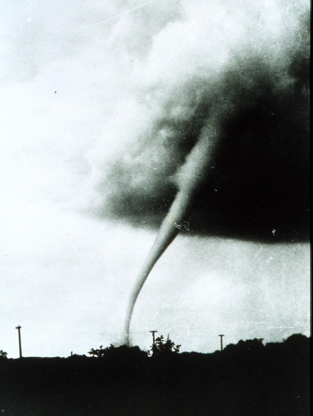Tornado at Manhattan, Kansas on May 31, 1949.