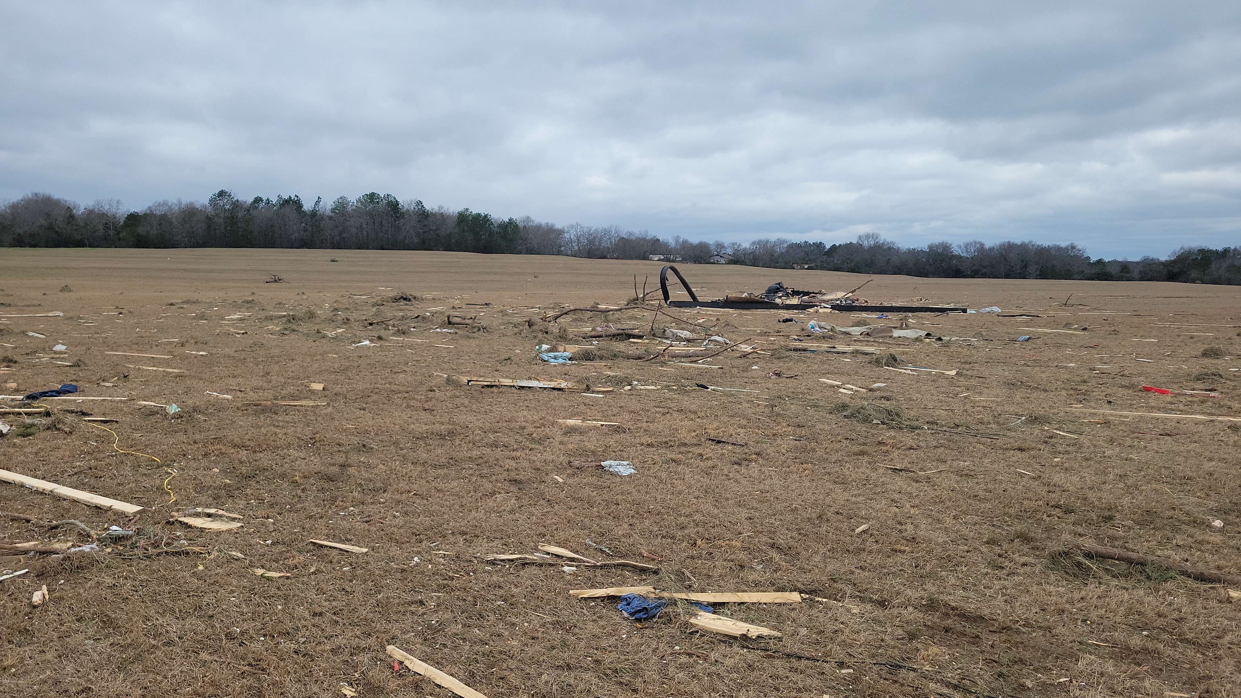 Old Kingston, Alabama EF3 damage January 2023