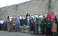 Iranian Zoroastrians praying in Ateshgah of Baku.
