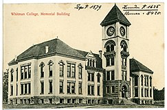 Whitman College, Memorial Building, 1906