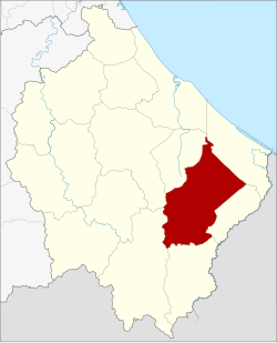District location in Narathiwat province