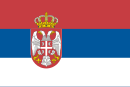 State flag of the Republic of Serbia (Serbia and Montenegro until 2006) (2004–2010)[a]