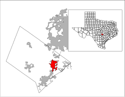 Location of Kyle, Texas