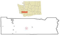 Location of Mossyrock, Washington