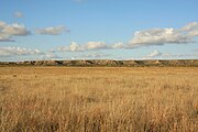 The Caprock Escarpment of the Llano Estacado, 22 km (14 mi) south of Ralls