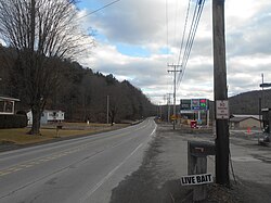 PA 267 southbound in Choconut