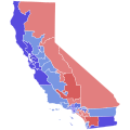 2012 United States Senate election in California by congressional district