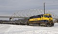 Image 63A train in Alaska transporting crude oil in March 2006 (from Rail transport)