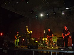 Bjesovi performing at the 2009 Nisomnia festival in Niš
