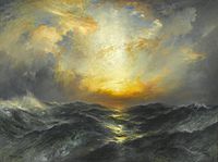 Sunset at Sea , ca. 1906