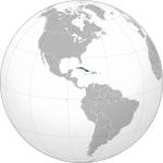 Cuba (orthographic projection)