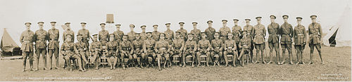 Lt.-Col. H. Montgomery Campbell, and officers, 64th Overseas Battalion, CEF (HS85-10-31305)