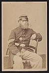 Sergeant Theodore Parkman of Co. H, 45th Massachusetts Infantry Regiment, 1862. He was killed at Whitehall, N.C.