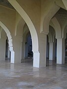 Arches inside the mosque.