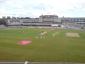 A view of the playing area of the The Oval (pictured) in London