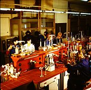 A laboratory in the 1970s