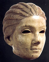 The Salona Girl, marble head from city of Salona, 3rd century AD (archaeological museum, Zagreb)