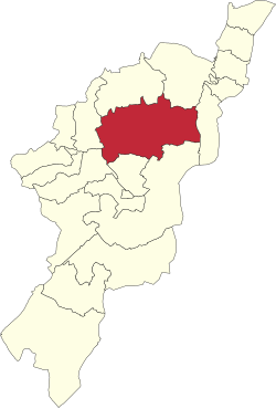Map of Adamawa State highlighting Song