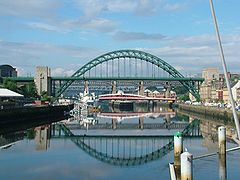 Tyne Bridge over the River Tyne, Newcastle upon Tyne, England, U.K. (2004)