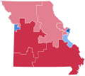 2008 United States presidential election in Missouri by congressional district
