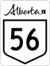 Highway 56 marker