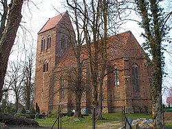 Medieval church in Zurow