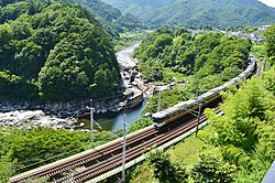 Nezame no toko and Chūō Main Line railway