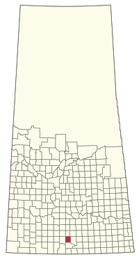 Location of the RM of Lake of the Rivers No. 72 in Saskatchewan