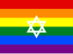 Israel Gay Jewish Pride Flag[157][158]