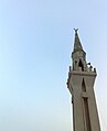 A minaret of a mosque in central Jubail, Saudi Arabia