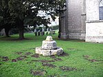 Churchyard cross in St Mary and St Peter's churchyard
