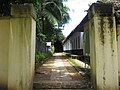 The entrance to Amma Thampuran Kovilakam (Palace No 31M), the ancestral home of Cochin Royal Family, near Sree Poornathrayesa temple