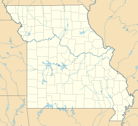 Map showing the location of August A. Busch Memorial Conservation Area