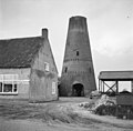 Former grain mill, burned down 1932. January 1968