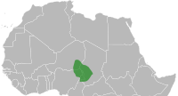 The extent of the Bornu Empire, c. 1750