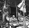 A Coppersmith at Souk al-Safafeer, Baghdad, 1962