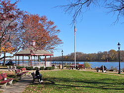 Lions Park on the Delaware River in Bristol
