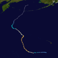 CPHC track for H Ele and JMA track for TY Ele