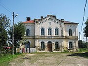 The old railway station in Liteni