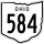 State Route 584 marker