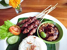 Balinese pork satay